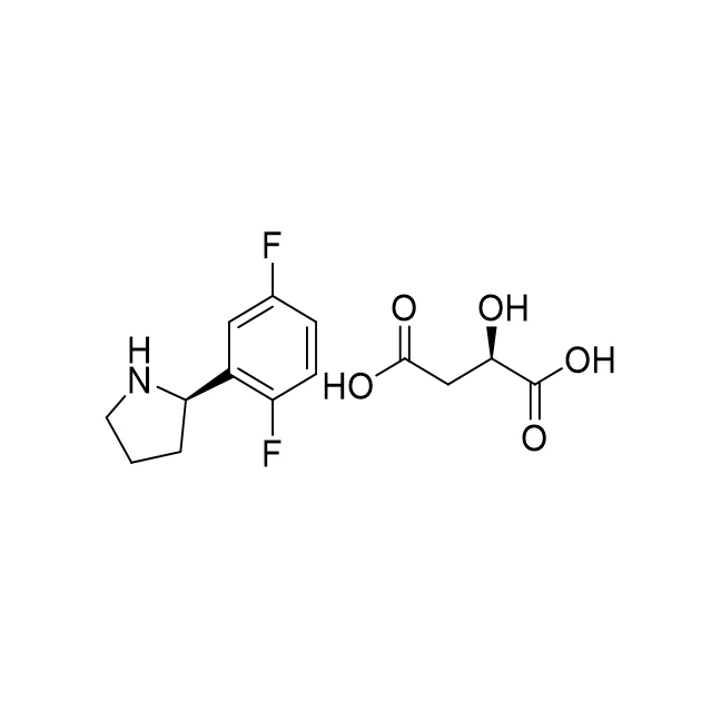 (R)-2-(2,5-difluorophenyl)pyrrolidine (R)-2-hydroxysuccinate CAS:1919868-77-1