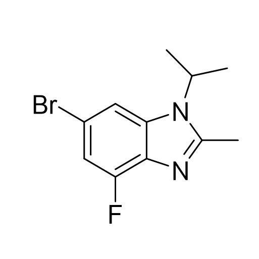 6-Bromo-4-fluoro-1-isopropyl-2-methyl-1H-benzo[d]imidazole CAS:1231930-33-8